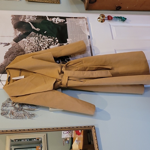 Moda Jackets & Blazers - NWT Moda belted waterfall camel coat